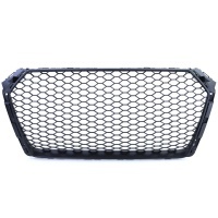 Grille calandre Audi A4 B9 modele 15-19 - look RS - Noir Mat
