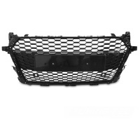 Grille calandre Audi TT 8S - look TTRS 14-18 - Noir Brillant