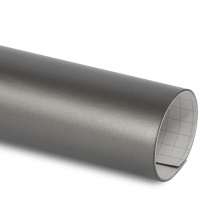 Film covering Premium Matt gris argent mat 152 cm anti-bulles vendu au mètre