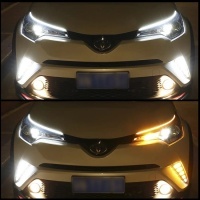 Pack 2 Bandes Flexibles LED 30cm LTI - Feux de jour + Cligno dynamique - Blanc Pur