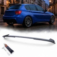 Becquet spoiler de toit - BMW Serie 1 F20 F21 11-14 - noir brillant