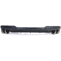 Kit Diffuseur Echappement BMW serie 5 F10 F11 - 4 tubes carbone - Mat