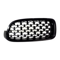 Grilles calandre BMW Serie 3 F30 F31 11-18 look Diamant - Noir Brillant
