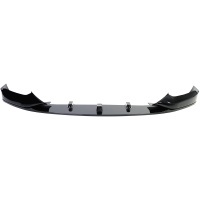 Spoiler lame de pare choc - BMW Serie 5 G30 G31 16-20 - look mperf - noir brillant