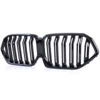 Grille calandre BMW Serie X6 G06 19-23 - look M - Noir Brillant