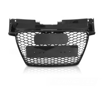 Grille calandre Audi TT 8J - look TTRS logo 06-14  - Noir Brillant