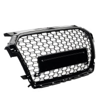 Grille calandre Audi A1 8X 15-18 - Nid d'abeille RS1 - Noir