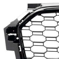 Grille calandre Audi A1 8X 15-18 - Nid d'abeille RS1 - Noir