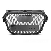 Grille calandre Audi A1 8X 10-14 - Nid d'abeille RS1 - Noir