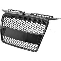 Grille calandre Audi A3 8P 05-08 - Nid d'abeille - Noir brillant