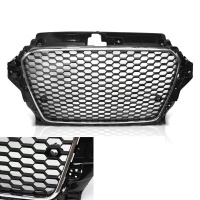 Grille calandre Audi A3 8V - look RS3 - Noir Chrome - PDC