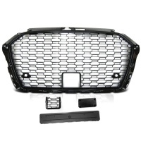 Grille calandre Audi A3 8V - 17-20 - look RS3 - Noir - PDC - ACC