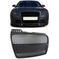 Grille calandre Audi A4 B7 04-08 - noir - look RS4