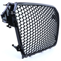Grille calandre Audi A4 B8 8K facelift 11-15 - Noir brillant - look RS4