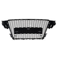 Grille calandre Audi A5 07-11 - look RS5 - Noir Laqué PDC