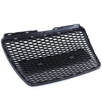 Grille calandre Audi A6 C6 4F 08-11 - look RS6 - Noir Laqué