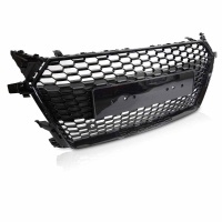 Grille calandre Audi TT 8S - look TTRS quattro 14-18 - Noir Brillant