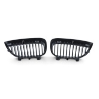 Grilles calandre BMW Serie 1 E81  E87 04-07 - Noir Mat