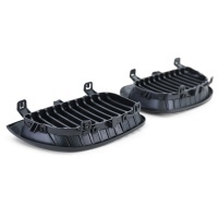 Grilles calandre BMW Serie 1 E81  E87 04-07 - Noir Mat