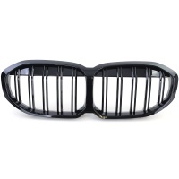 Grille calandre BMW Serie 1 F40 19-23 - look M - Noir Brillant