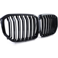 Grille calandre BMW X5 G05 18-22 - Noir Brillant look Mperf