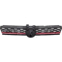 Grille calandre VW Golf 7.5 phase 2 (VII) 17-20 - look GTI - Noir brillant