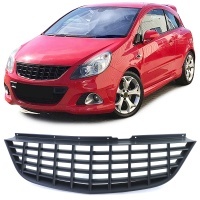Grille Calandre pour Opel Corsa D 06-10 - noir mat