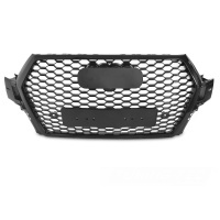 Grille calandre Audi Q7 4M 15-19 - look RSQ7 logo - Noir Brillant - PDC