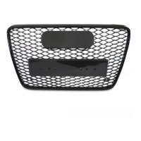 Grille calandre Audi Q7 4L 05-15 - look RSQ7 logo - Noir Brillant - PDC