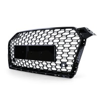Grille calandre Audi A5 F5 16-18 - look RS5 - Noir Laqué - PDC