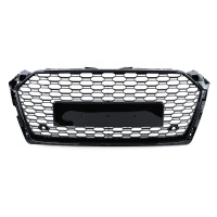 Grille calandre Audi A5 F5 16-18 - look RS5 - Noir Laqué - PDC