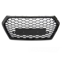 Grille calandre Audi Q5 II FY17-20 - look RSQ5 - Noir Laqué