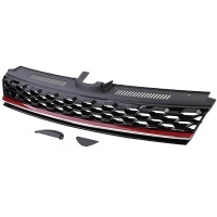 Grille calandre VW Golf 7.5 phase 2 (VII) 17-20 - look GTI - Noir brillant