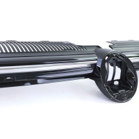 Grille calandre VW Golf 8 (VIII) 20-23 - look R avec LED - Noir brillant