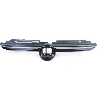 Grille calandre VW Golf 8 (VIII) 20-23 - look R avec LED - Noir brillant
