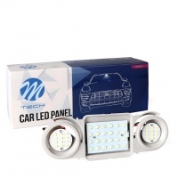 Éclairages intérieur arrière LED M-Tech pour VW Golf 5 / 6 - 48 SMD - Blanc 5000K