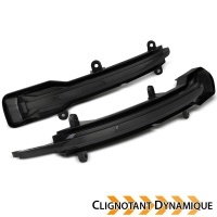 2 Clignotants retro dynamiques LED Audi Q5 Q7 - Noir