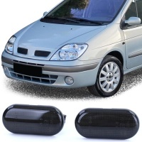 2 Clignotants d'aile dynamiques LED Dacia Renault - Noir