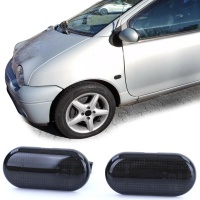 2 Clignotants d'aile dynamiques LED Dacia Renault - Noir