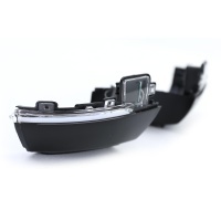 2 Clignotants retro dynamiques LED VW Polo 6R 6C - Noir