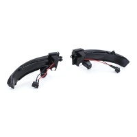 2 Clignotants retro dynamiques LED Renault Megane 4 - Noir