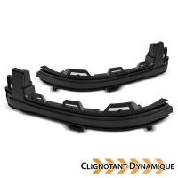 2 Clignotants retro dynamiques LED BMW X3 F25 X4 F26 X5 X6 - Noir