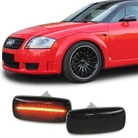 2 Clignotants d'aile LED Audi A3 8L A4 B5 A6 C5 A8 TT 8N - Noir