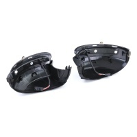 2 Clignotants retro dynamiques LED VW Golf 6 Touran 10-15 - Noir