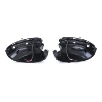 2 Clignotants retro dynamiques LED VW Golf 6 Touran 10-15 - Noir