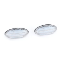 2 Clignotants d'aile LED Peugeot 107 206 307 407 607 Clair