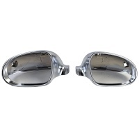 Coques / coiffes retroviseur Chrome Mat pour VW Golf 5 03-08