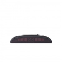 Radar de recul 4 capteurs mini 18mm + afficheur - blanc