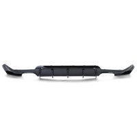 Diffuseur arriere BMW serie 4 F32 F33 F36 double sortie double - noir brillant