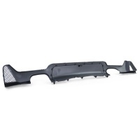 Diffuseur arriere BMW serie 4 F32 F33 F36 double sortie double - noir brillant